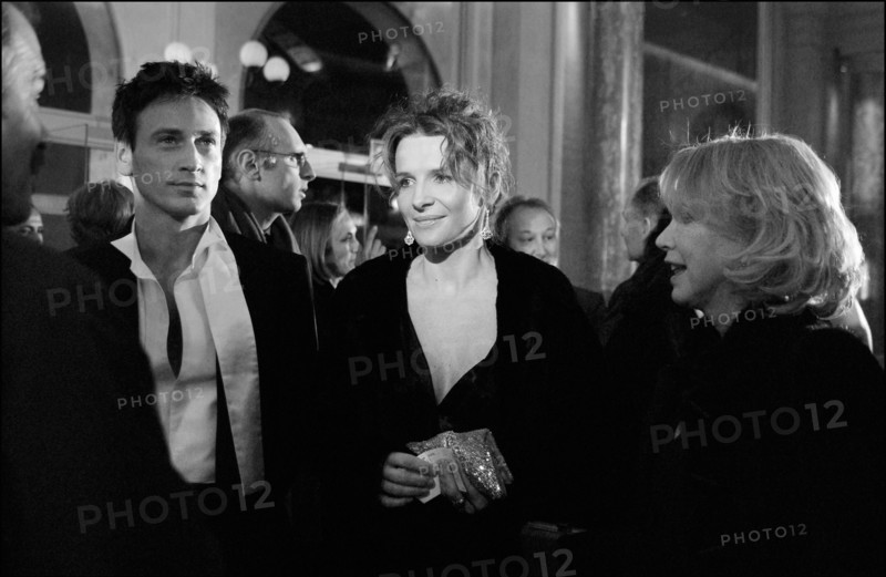 02/22/2003. Backstage of the 28th "Cesar" Awards in the Theatre du Chatelet