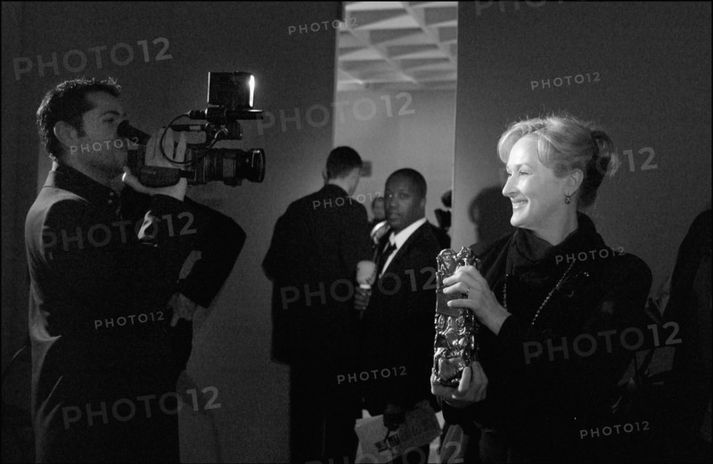02/22/2003. Backstage of the 28th "Cesar" Awards in the Theatre du Chatelet