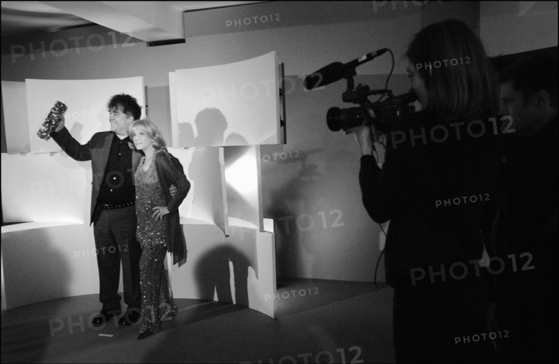 02/22/2003. Backstage of the 28th "Cesar" Awards in the Theatre du Chatelet
