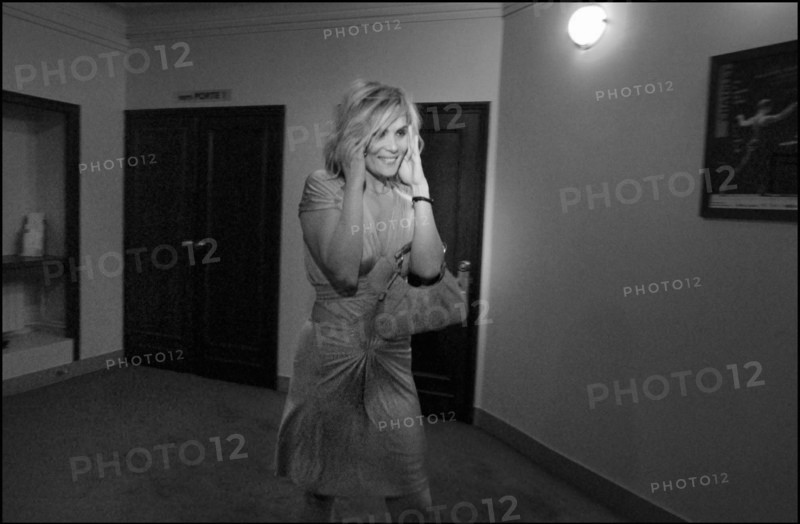 02/22/2003. Backstage of the 28th "Cesar" Awards in the Theatre du Chatelet