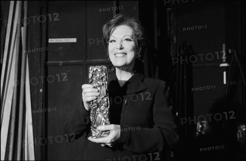 02/22/2003. Backstage of the 28th "Cesar" Awards in the Theatre du Chatelet