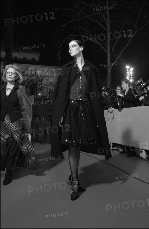 02/22/2003. Backstage of the 28th "Cesar" Awards in the Theatre du Chatelet