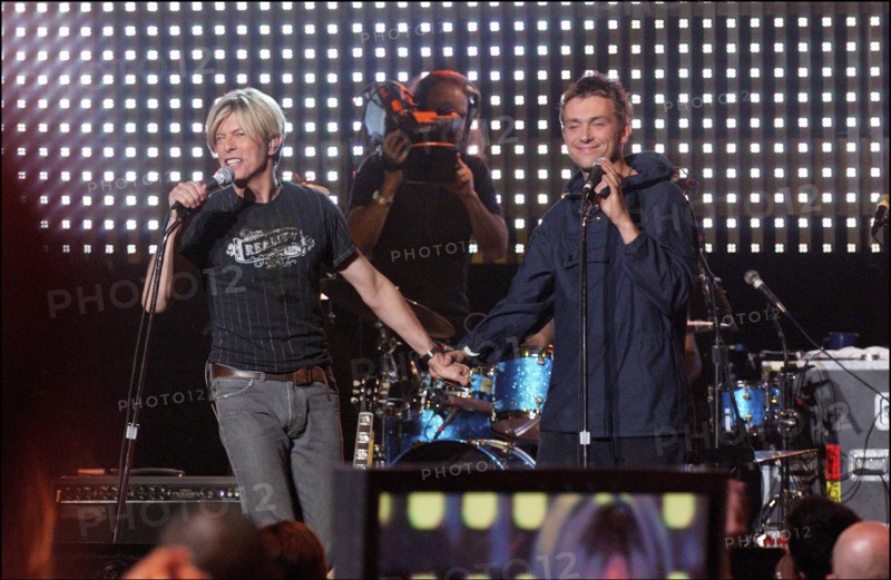 David Bowie and Damon Albarn