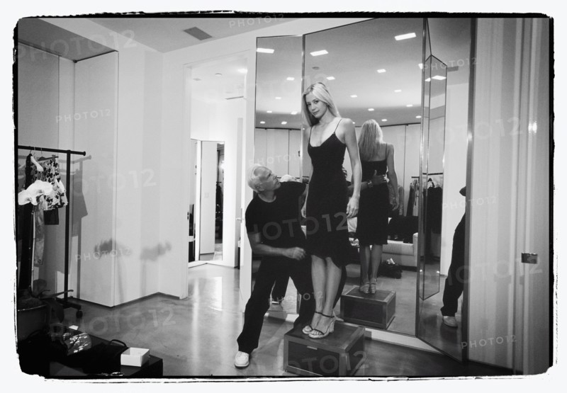 09/00/2003. **EXCLUSIVE** Giorgio Armani receives first the "Rodeo Drive Walk of Style" prize