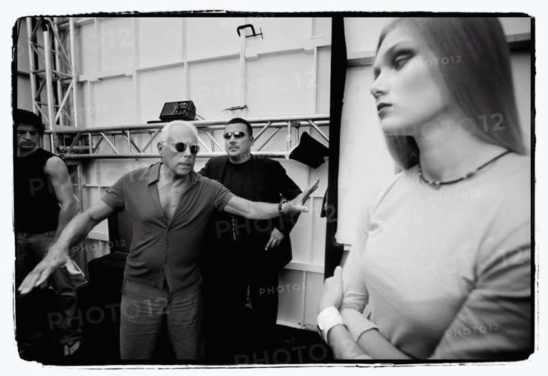 09/00/2003.  Giorgio Armani receives first the "Rodeo Drive Walk of Style" prize
