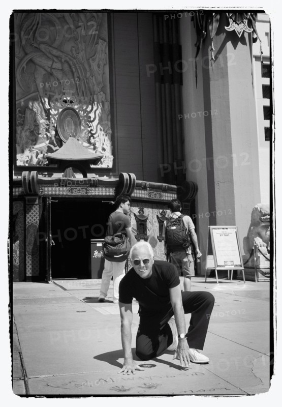 09/00/2003.  Giorgio Armani receives first the "Rodeo Drive Walk of Style" prize