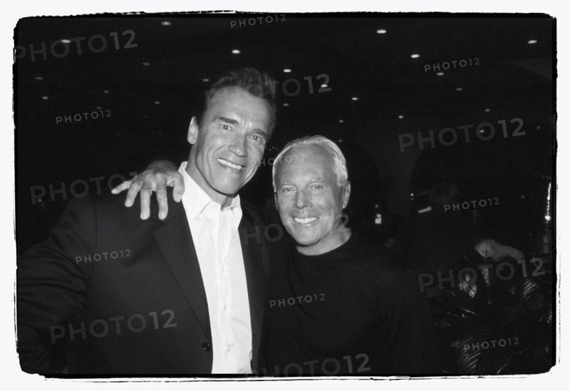 09/00/2003. **EXCLUSIVE** Giorgio Armani receives first the "Rodeo Drive Walk of Style" prize