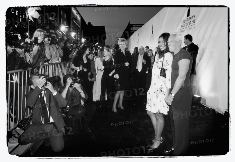 09/00/2003.  Giorgio Armani receives first the "Rodeo Drive Walk of Style" prize