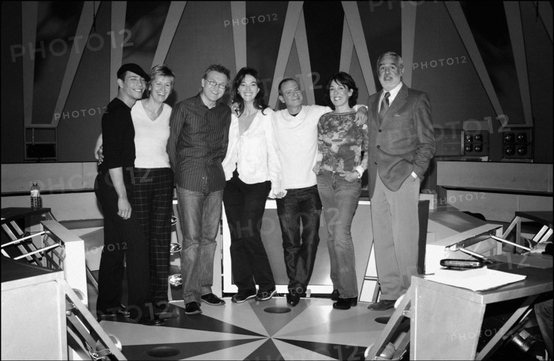 11/10/2003. Tv show "On a tout essaye" with Laurent Ruquier.
