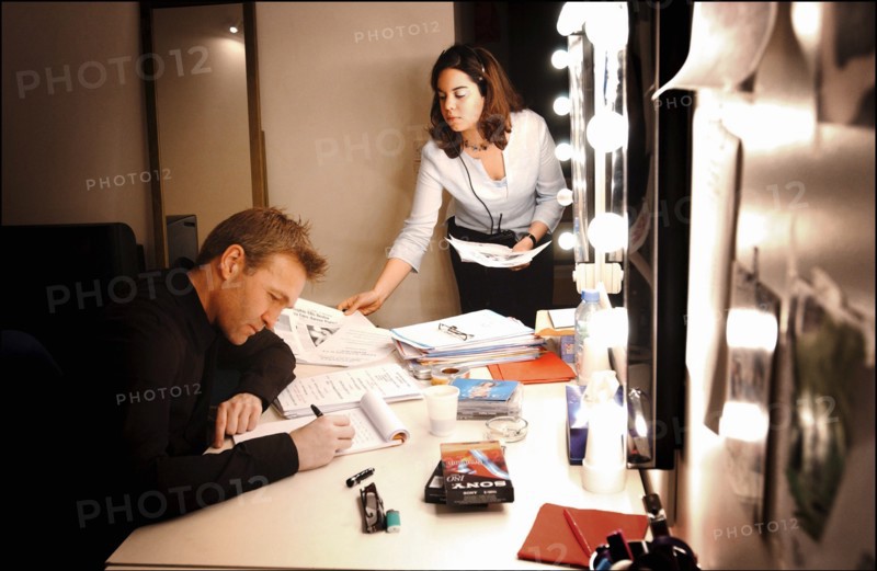 11/10/2003. Tv show "On a tout essaye" with Laurent Ruquier.