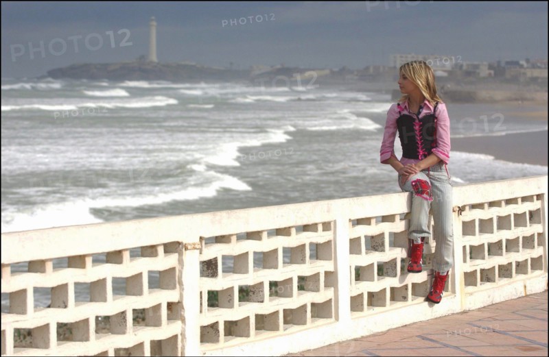 01/00/2004. French singer Priscilla shooting her new clip