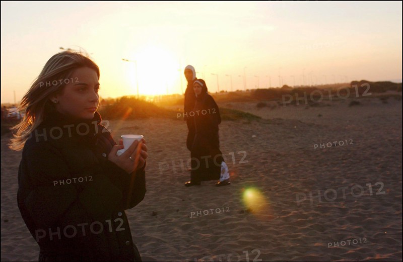 01/00/2004. French singer Priscilla shooting her new clip