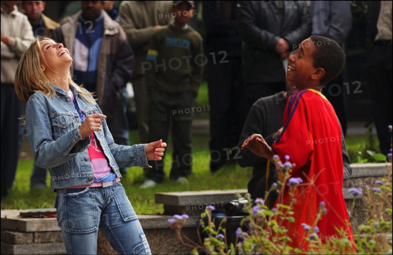 01/00/2004. French singer Priscilla shooting her new clip