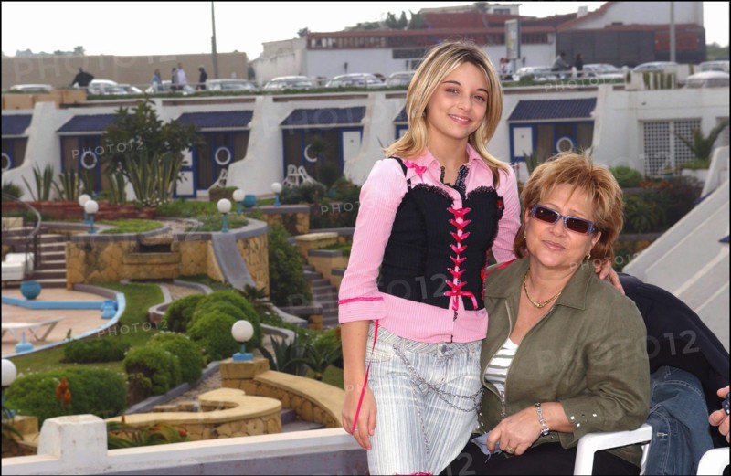 01/00/2004. French singer Priscilla shooting her new clip