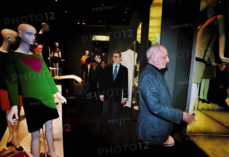 03/00/2004. Legendary fashion designer Yves Saint Laurent opens a museum dedicated to his past work