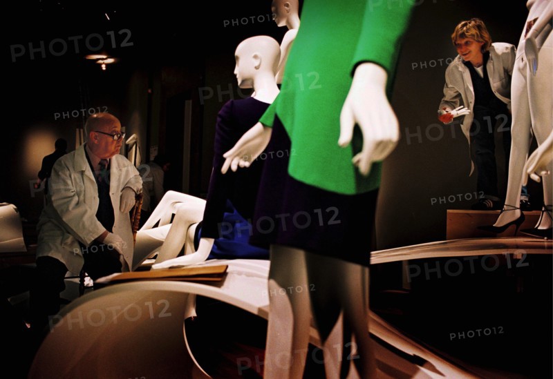03/00/2004. Legendary fashion designer Yves Saint Laurent opens a museum dedicated to his past work