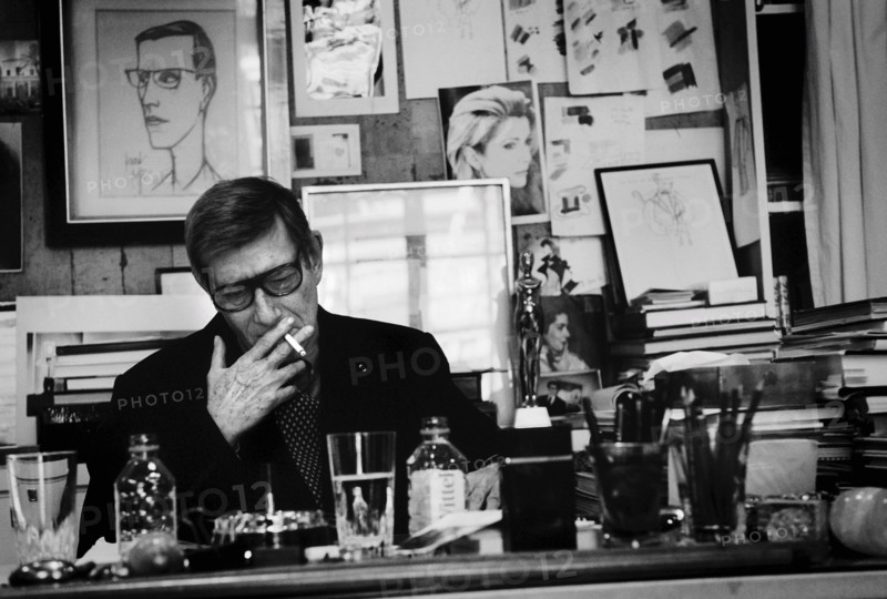 03/00/2004. Legendary fashion designer Yves Saint Laurent opens a museum dedicated to his past work