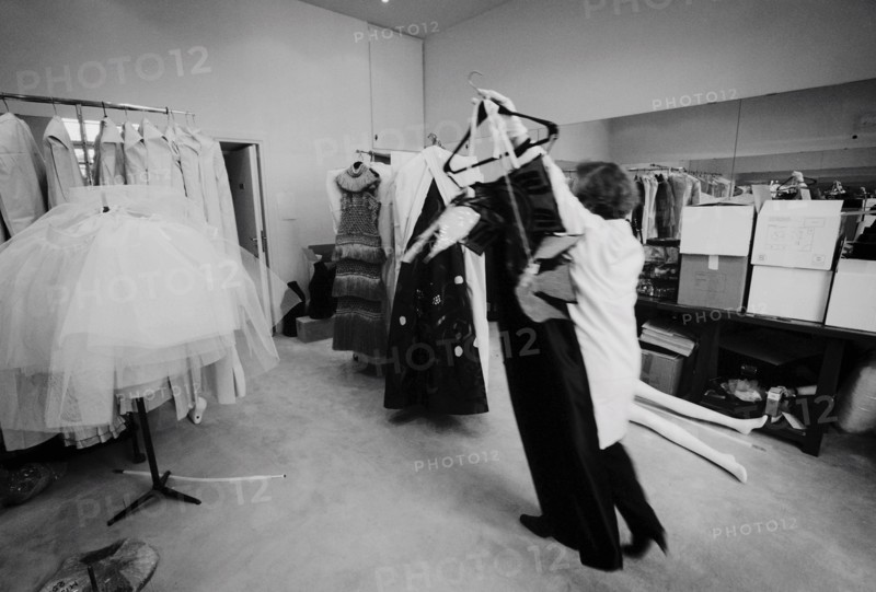 03/00/2004. Legendary fashion designer Yves Saint Laurent opens a museum dedicated to his past work