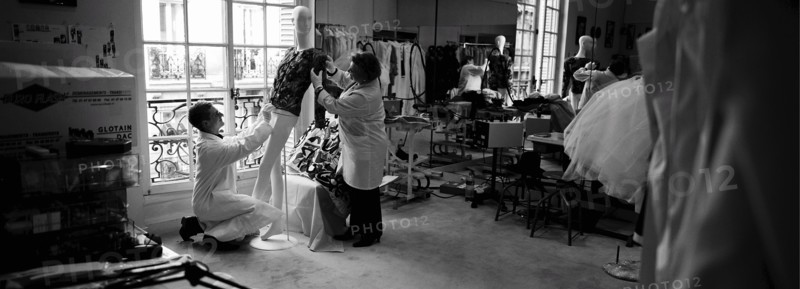 03/00/2004. Legendary fashion designer Yves Saint Laurent opens a museum dedicated to his past work