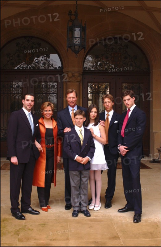 04/18/2004.  The Grand Ducal family of Luxembourg celebrates the birthdays of Grand Duke Henri and his son Prince Sebastien.