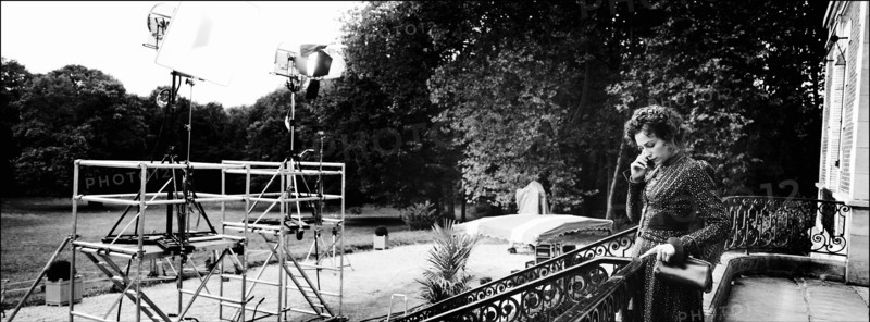 11/00/2005. Tournage "Un fil à la patte" de Michel DEVILLE