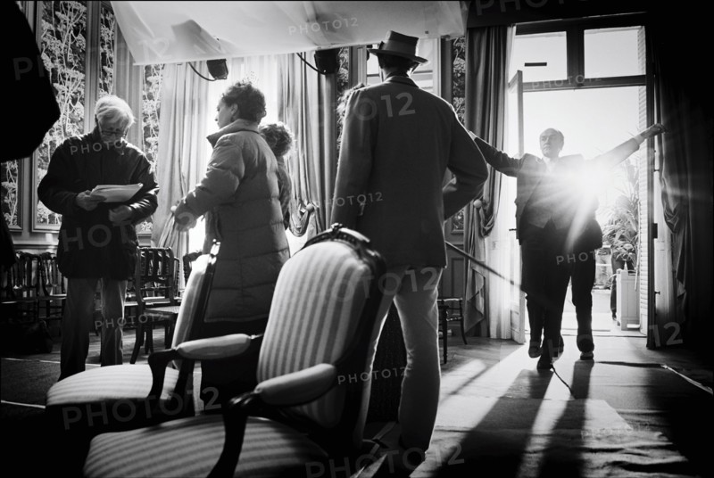 11/00/2005. Tournage "Un fil à la patte" de Michel DEVILLE