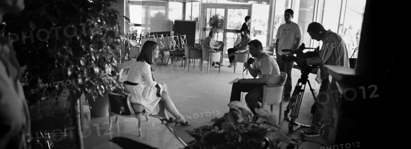 05/13/2005. 58th Cannes film festival - Behind the Scene.
