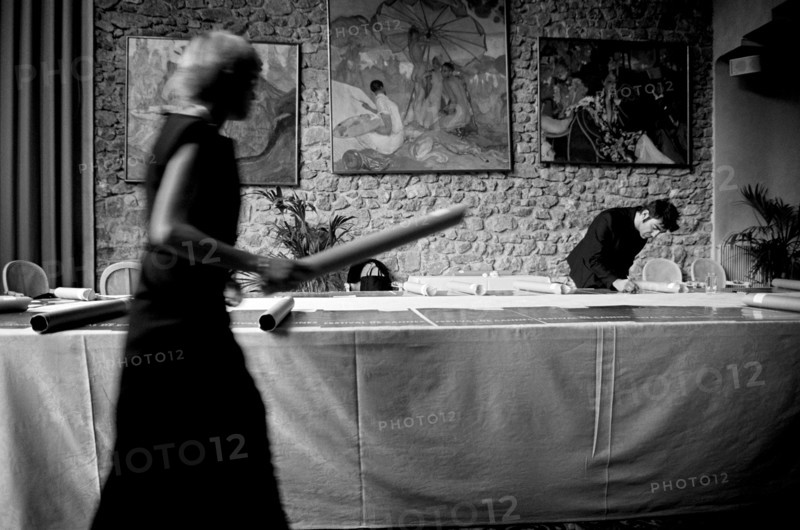 05/13/2005. 58th Cannes film festival - Behind the Scene.