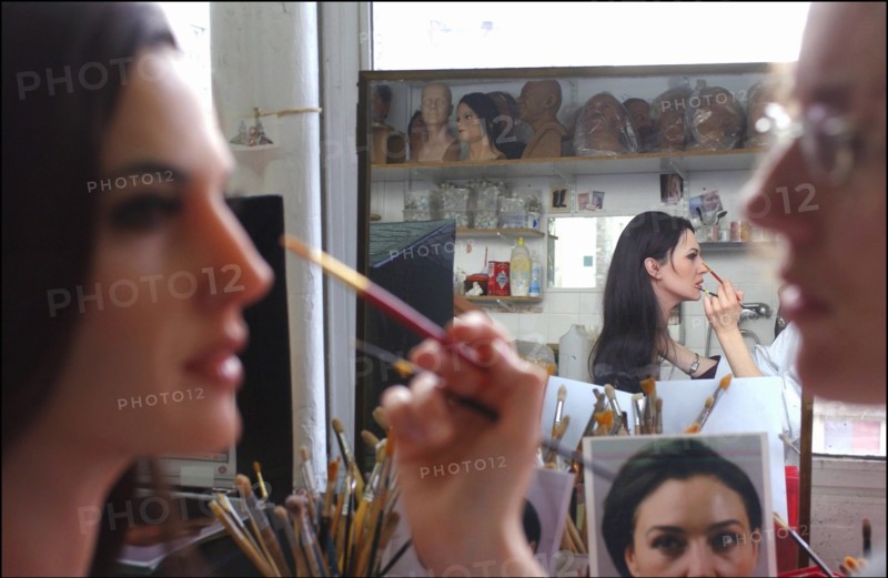 04/21/2005.  Monica Bellucci's wax likeness to join celebs at the Musee Grevin.