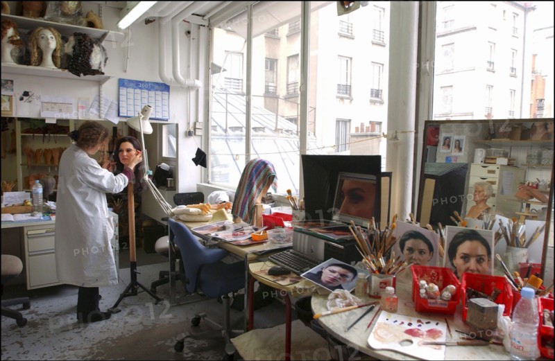 04/21/2005. EXCLUSIVE. Monica Bellucci's wax likeness to join celebs at the Musee Grevin.