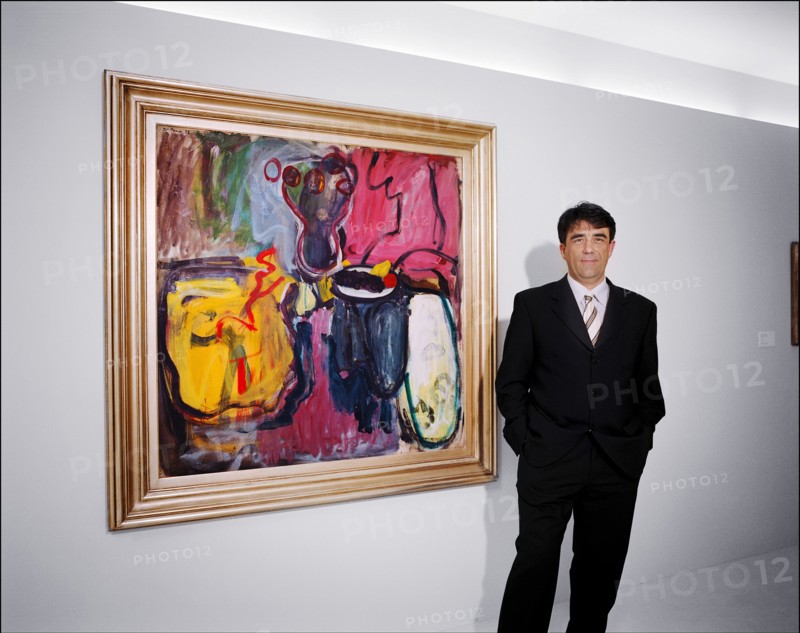 06/18/2005. American actor Robert De Niro opens exhibition of Robert De Niro Sr. paintings at La Piscine in Roubaix.
