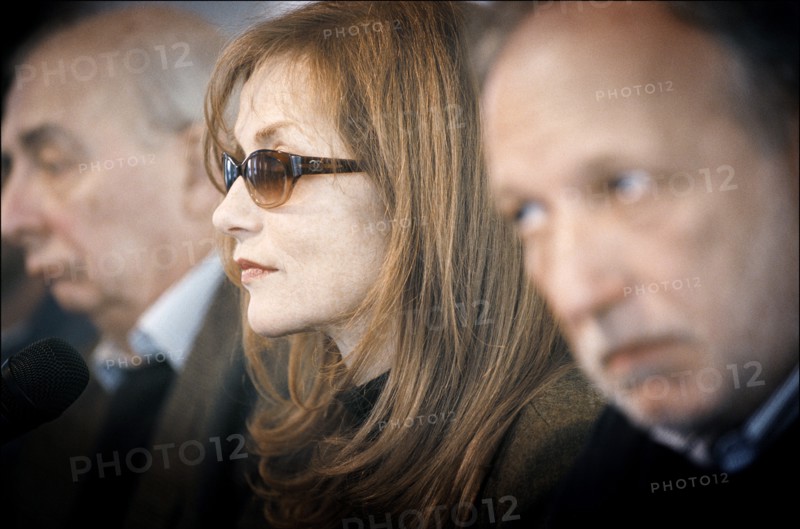 31/01/2006. Conference de presse du film "L'ivresse du pouvoir" de Claude Chabrol.