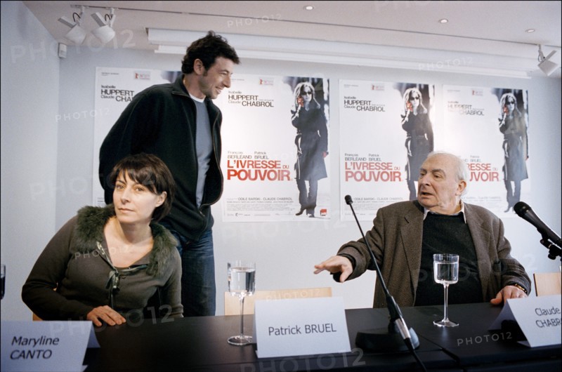 31/01/2006. Conference de presse du film "L'ivresse du pouvoir" de Claude Chabrol.