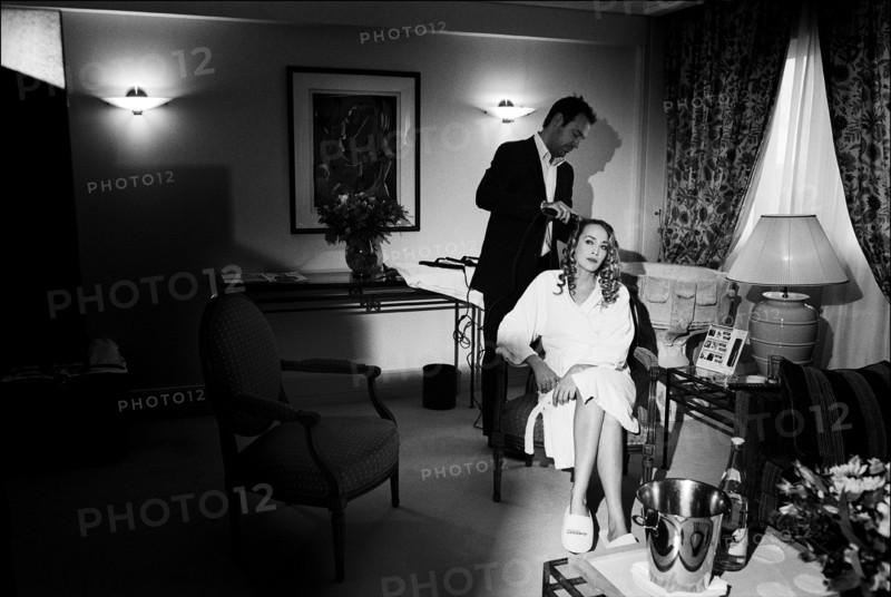 04/05/2006. EXCLUSIVE: Jerry Hall, ambassadress of the Bayer Health Care program.