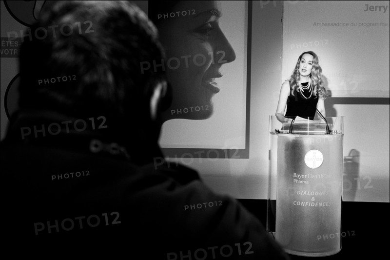 04/05/2006. EXCLUSIVE: Jerry Hall, ambassadress of the Bayer Health Care program.