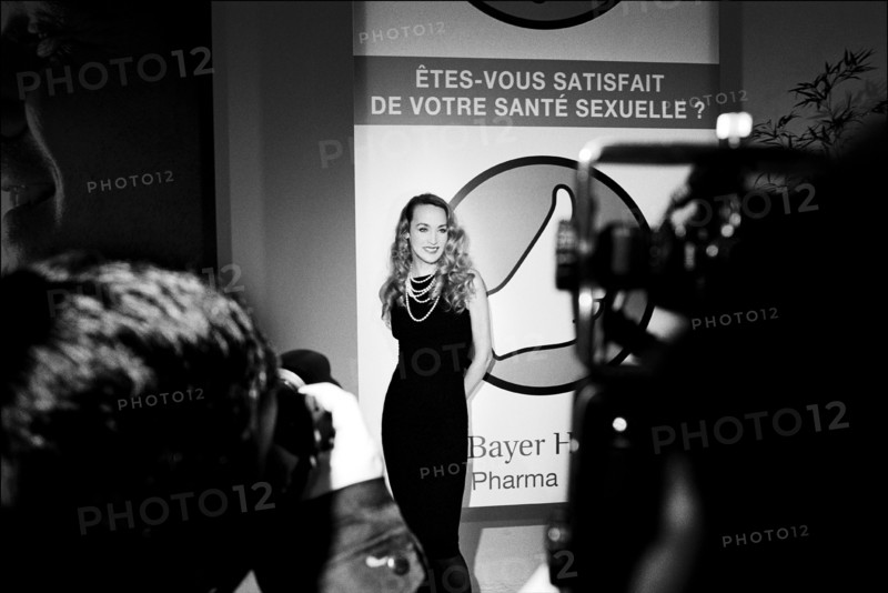 04/05/2006. EXCLUSIVE: Jerry Hall, ambassadress of the Bayer Health Care program.