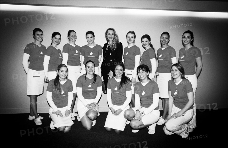 04/05/2006. EXCLUSIVE: Jerry Hall, ambassadress of the Bayer Health Care program.