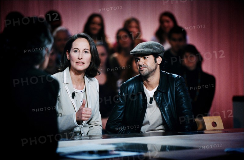 04/11/2006. Segolene Royal on Canal Plus talk show "Le Grand Journal."