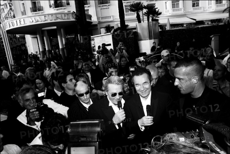 Alain Delon and Michel Denisot
