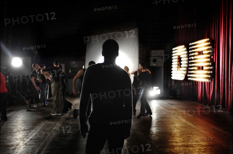 03/00/2007. Dany Brillant on the set of his video : 'Histoire d'Amour'.