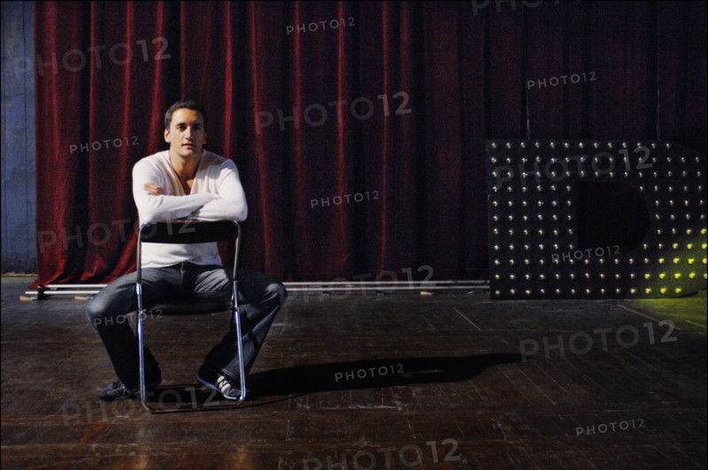 03/00/2007. Dany Brillant on the set of his video : 'Histoire d'Amour'.