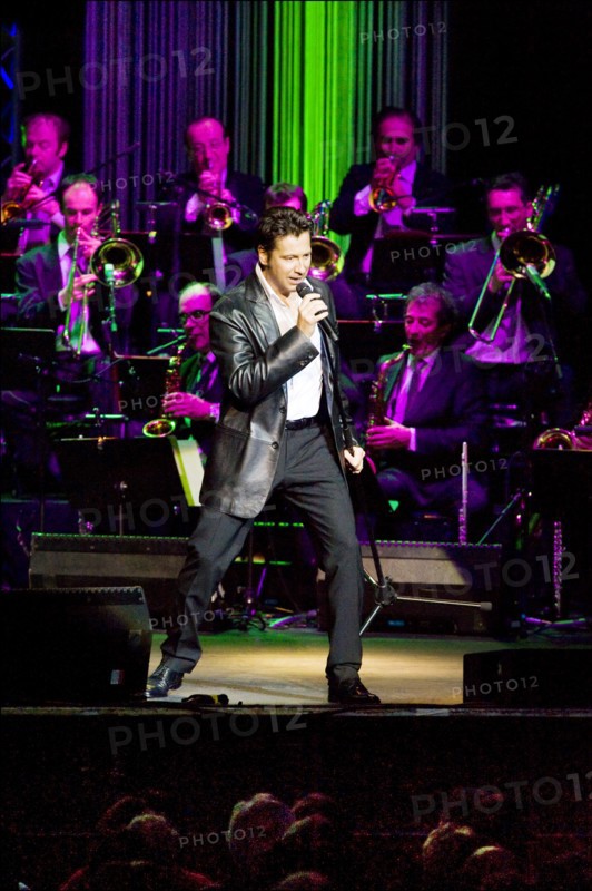 04/01/2008. French stand-up comedian Laurent Gerra performs his new show.
