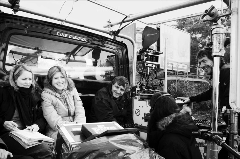On the set of the movie "Je vais te manquer ", by Amanda Sthers.