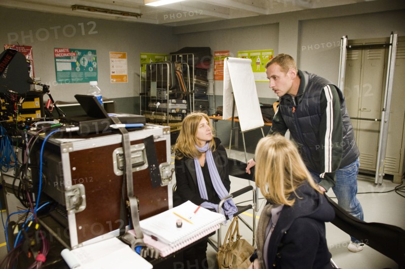 Tournage du film d'Amanda Sthers "Je vais te manquer"