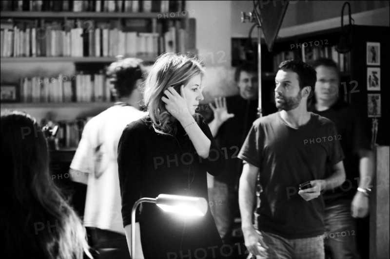 On the set of the movie "Je vais te manquer ", by Amanda Sthers.