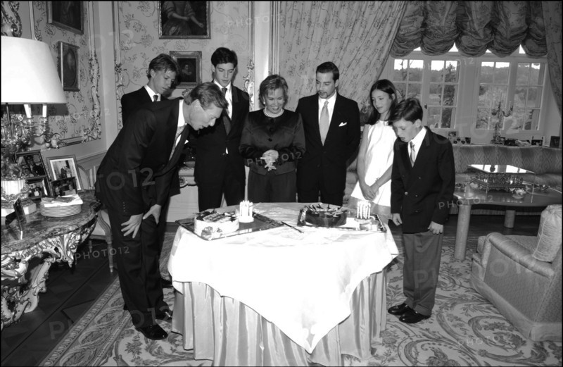 04/18/2004. EXCLUSIVE. Grand Duchy of Luxembourg family: gathers for the birthday of Grand Duke Henri and son Prince Sebastien.