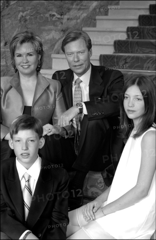 04/18/2004. EXCLUSIVE. Grand Duchy of Luxembourg family: gathers for the birthday of Grand Duke Henri and son Prince Sebastien.