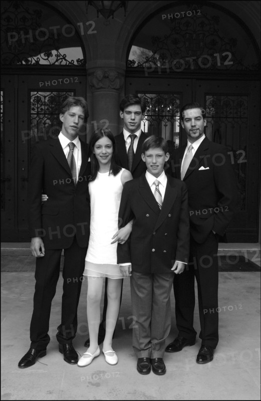 04/18/2004. EXCLUSIVE. Grand Duchy of Luxembourg family: gathers for the birthday of Grand Duke Henri and son Prince Sebastien.