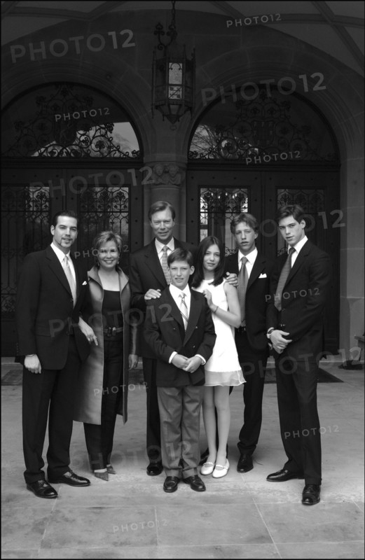 04/18/2004. EXCLUSIVE. Grand Duchy of Luxembourg family: gathers for the birthday of Grand Duke Henri and son Prince Sebastien.