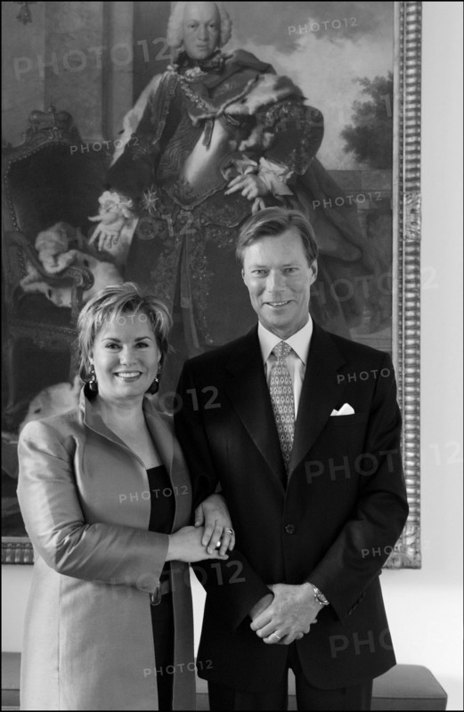 04/18/2004. EXCLUSIVE. Grand Duchy of Luxembourg family: gathers for the birthday of Grand Duke Henri and son Prince Sebastien.